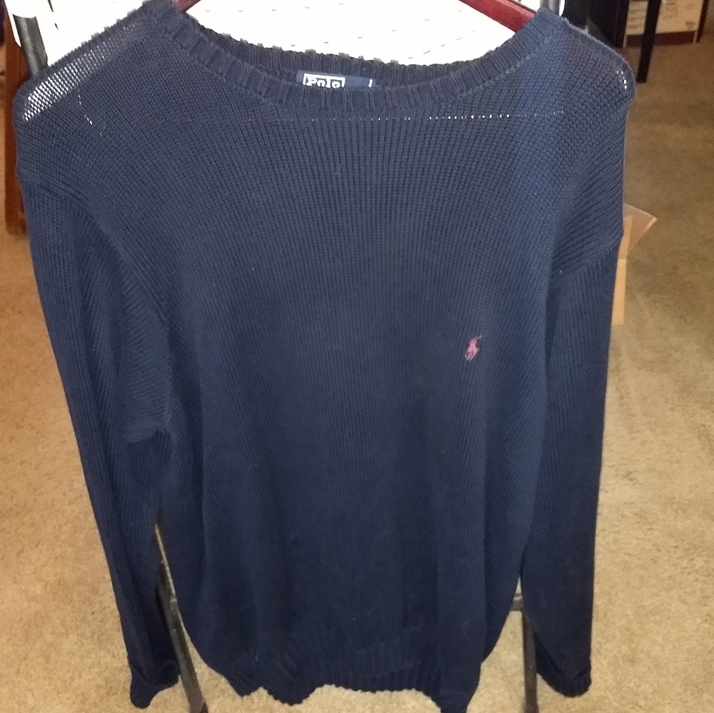 Vintage Navy Blue Polo by Ralph Lauren Sweater